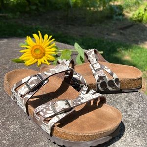 Birkenstock more creative floral sandals ladies size 5